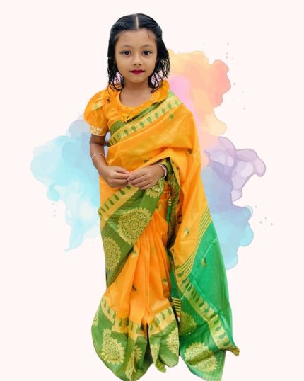 হলুদ-সবুজ চাকা কাতান